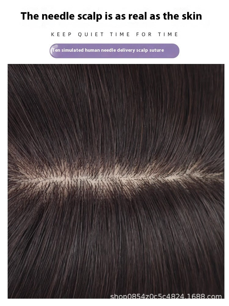 Women's Natural Fashion Mid-length Wig