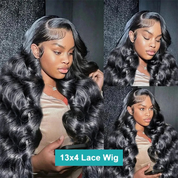 Moisie Hot Selling 100% Natural Color Full Lace Frontal Wig Body Wave Brazilian Human Hair Wig for Women