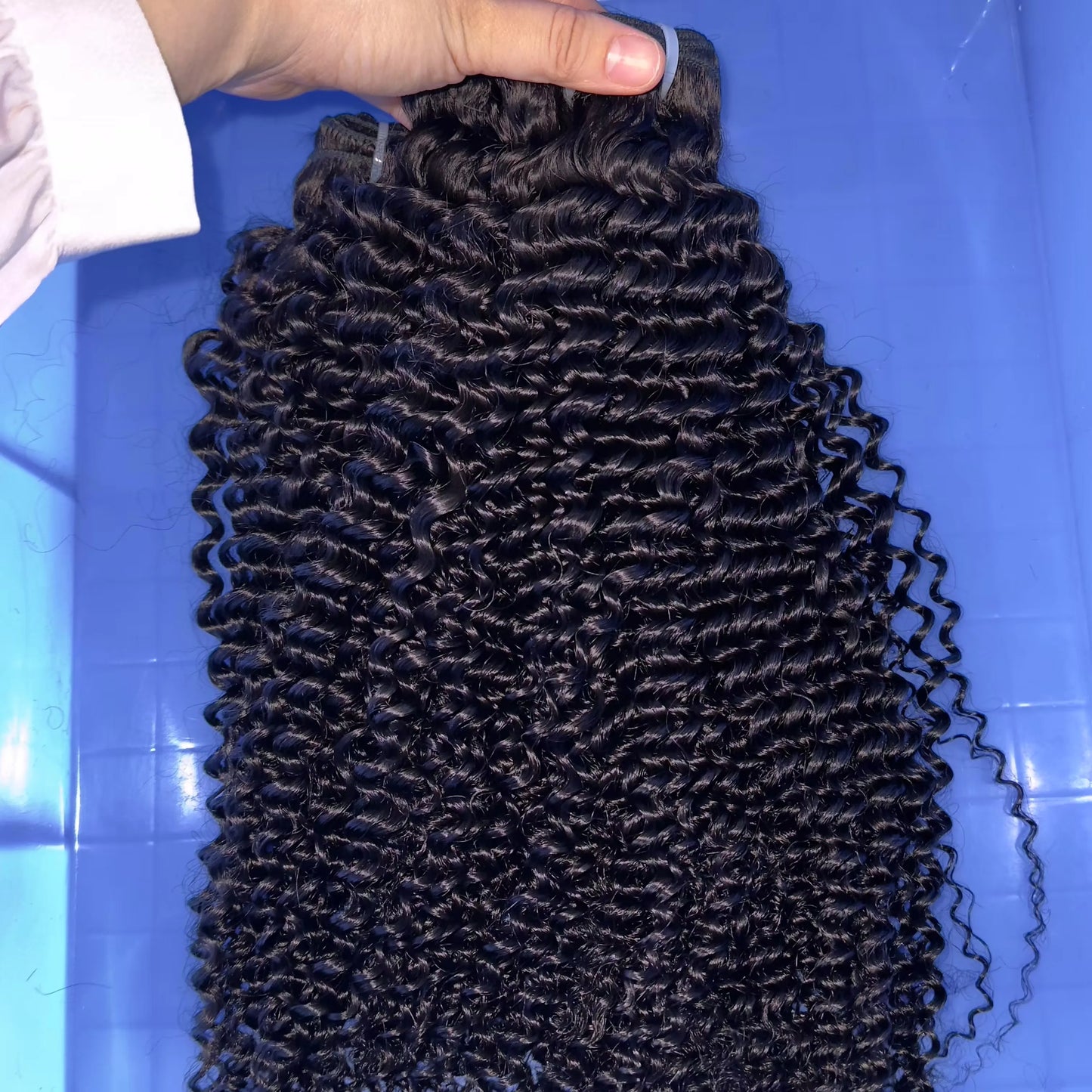 Wholesale Raw Human Hair Extension Cuticle Aligned Burmese Kinky Curly Hair Bundles