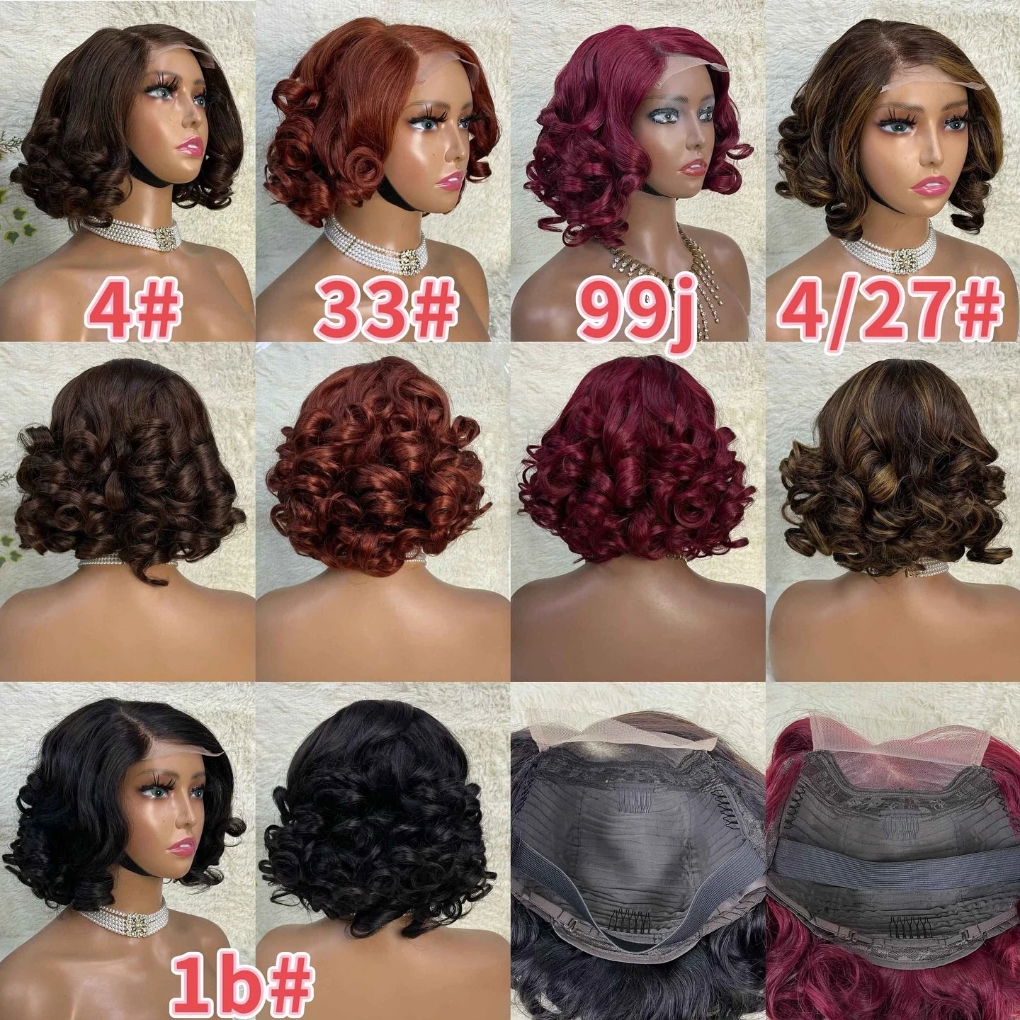 Wholesale Super Double Drawn Fumi Egg Curly Loose Wave 5*5 Glueless Wigs Human Hair Wig for Women