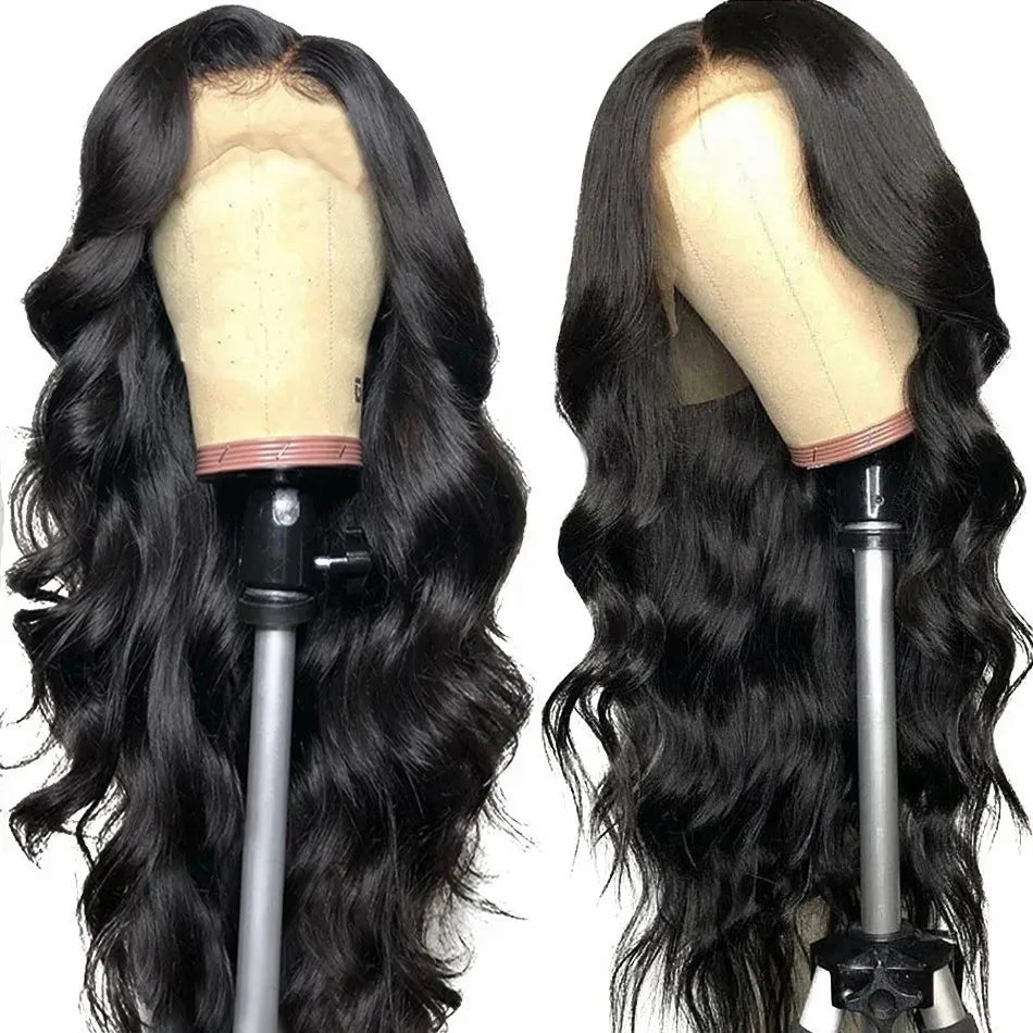 Wholesale 13x6 HD Lace Frontal Glueless Extensions Long Straight Body Wave Black Women's Wear Go Hair Wigs Made Raw Deep Wave