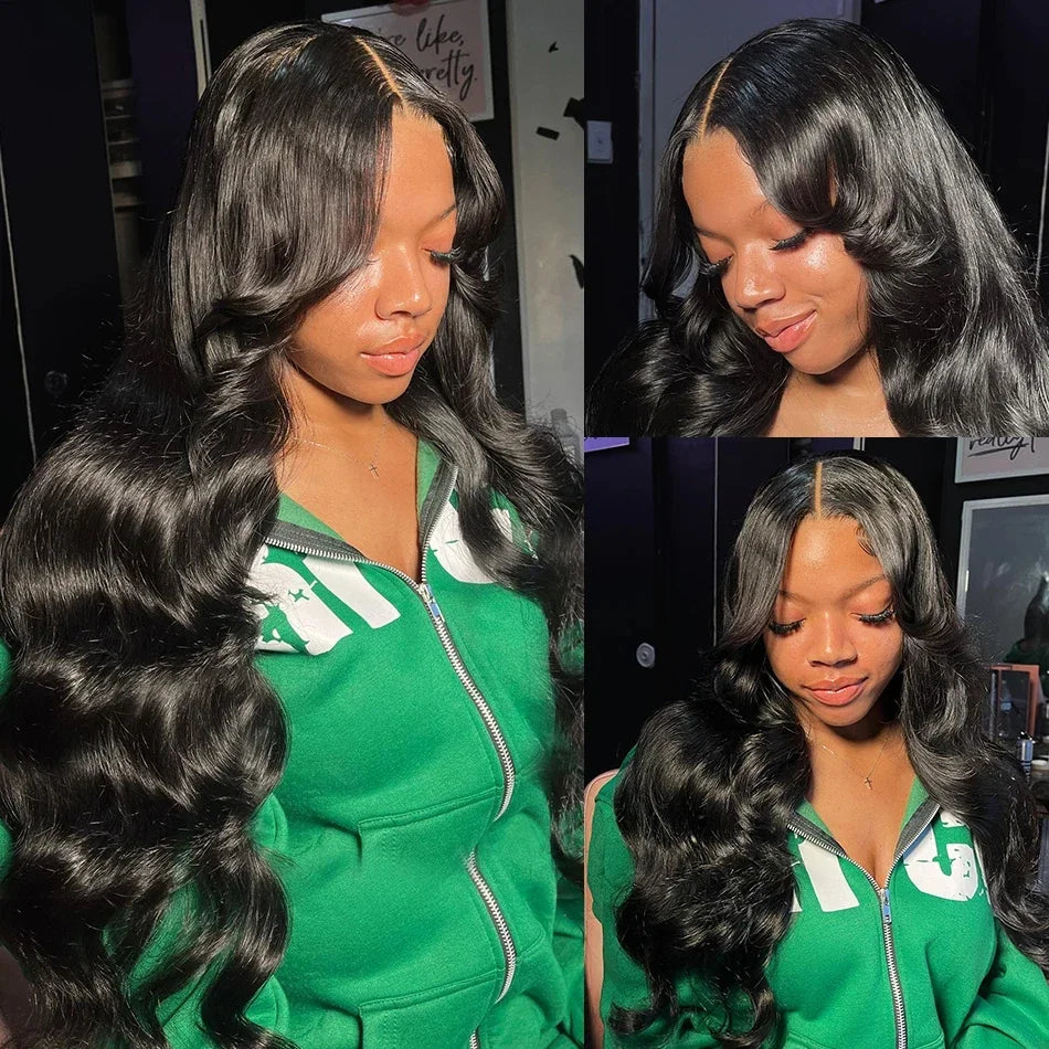 Wholesale Brazilian 13x4 HD Human Hair Transparent Lace Front Human Wig Body Wave Curly HD Lace Frontal Wigs for Black Women