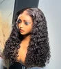 Burmese Curly Hair Wig Raw Vietnamese Virgin Human Hair HD Lace Frontal Pre Plucked Glueless Wig Jerry Curly Human Hair Vendor