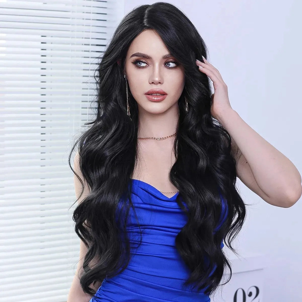 Wholesale 13x6 HD Lace Frontal Glueless Extensions Long Straight Body Wave Black Women's Wear Go Hair Wigs Made Raw Deep Wave
