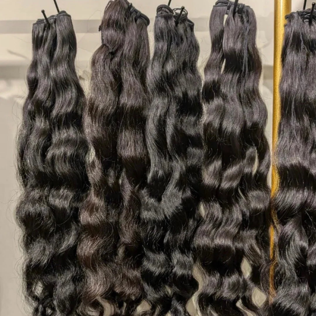 Wholesale Burmese Raw Kinky Curly Hair Weave Bundles Unprocessed Raw Hair Loose Deep Water Wave Human Hair Bundles