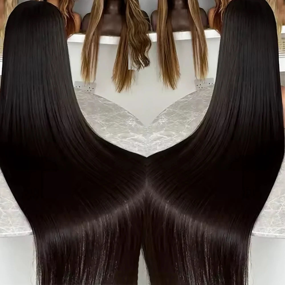 Straight Lace Front Layer Wigs Human Hair Layered Lace Wig Easy to Wear Glueless Wigs for Black Women