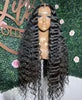 4C Hairline Wholesale Brazilian 13x6 HD Human Hair Lace Front Wig Wave Water Curly Raws 5x5HD Swiss Lace Frontal Black Women