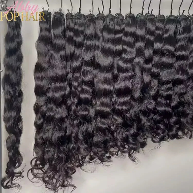 Wholesale Raw Burmese Curly Hair Virgin Natural Wave Bundle Cuticle Aligned Human Hair Extension Natural Black Kinky Curly Hair