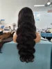 Pre Pluck Raw Cuticle Aligned Indian Hair Wig Glueless Bone Straight HD Lace Wig Bleached Knots Lace Front Human Hair Wigs