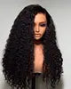 Wholesale Raw Indian Virgin Kinky Curly Human Hair 13X4 Lace Front Wig Natural Color Human Hair Transparent Lace Frontal Wigs