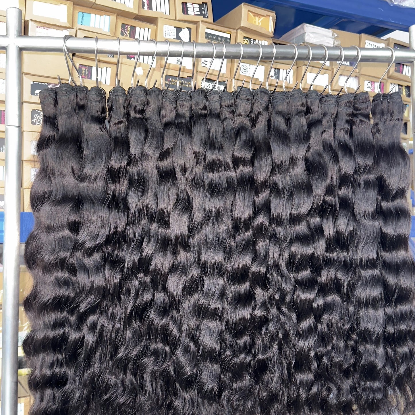 Wholesale 100% Unprocessed Burmese Raw Kinky Curly Hair Raw Human Hair Bundleds