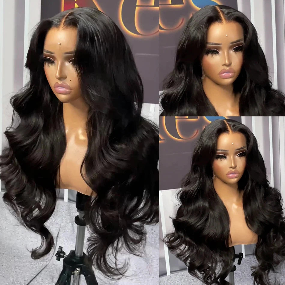 Wholesale Brazilian 13x4 HD Human Hair Transparent Lace Front Human Wig Body Wave Curly HD Lace Frontal Wigs for Black Women