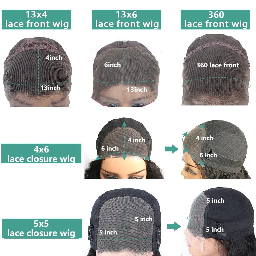 20 22 24 Inch 13x4 13x6 HD Transparent Bone Straight Lace Front Wigs 200 Density 360 Lace Brazilian Human Hair Wigs For Women