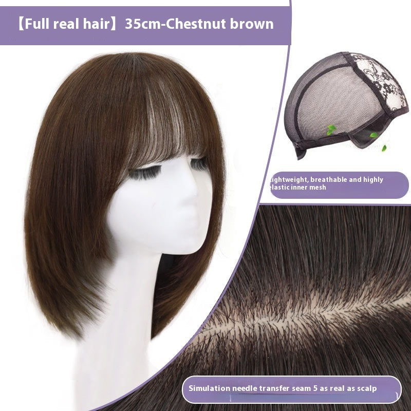 Women's Natural Fashion Mid-length Wig