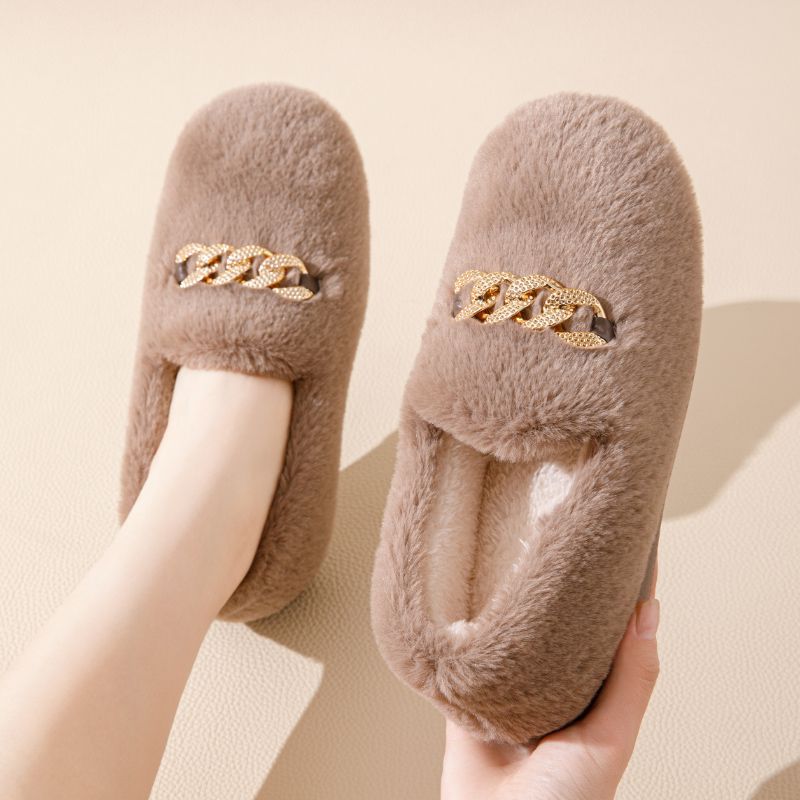 Fluffy Shoes Female All-matching Flat