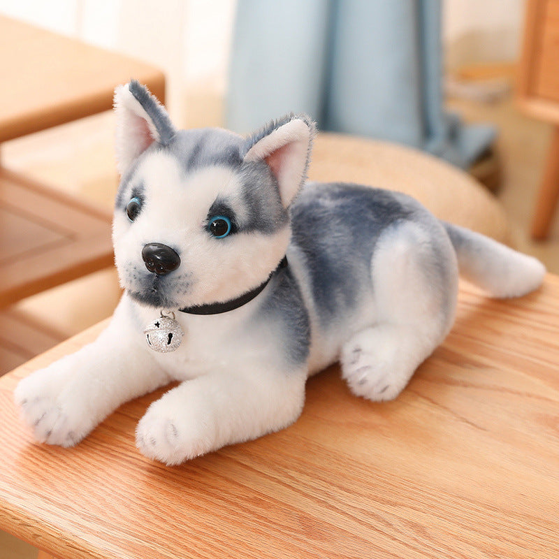 Simulation Puppy Doll Husky Spotty Dog Plush Children's Day Gift