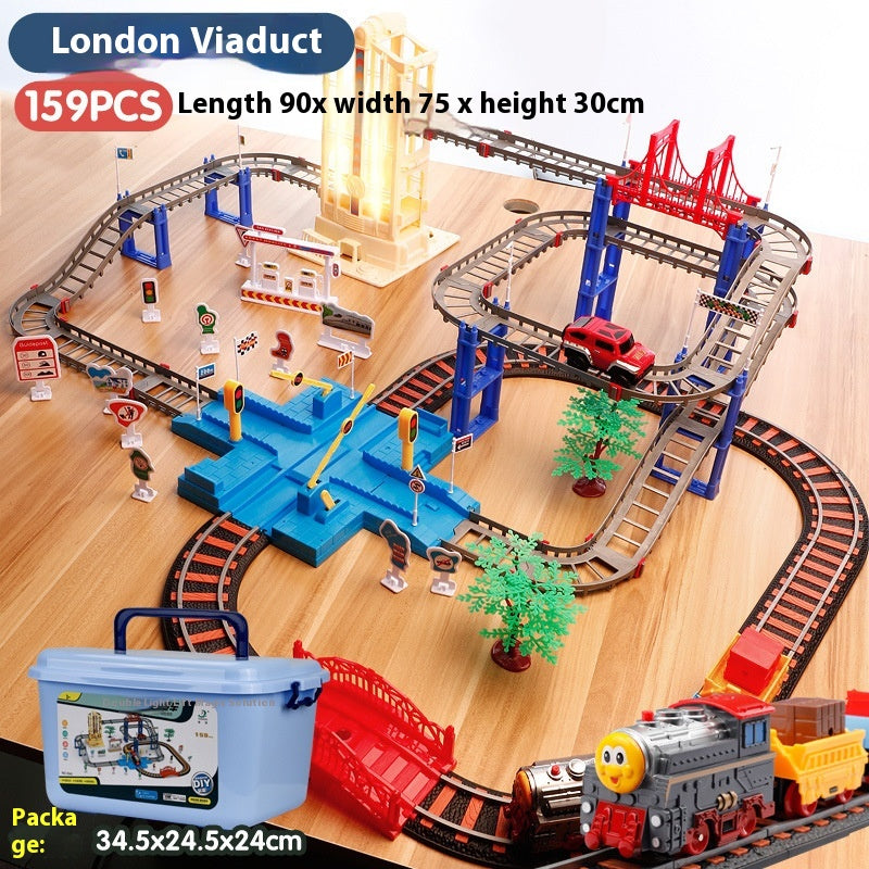 DIY Electric Rail Car Toy Model