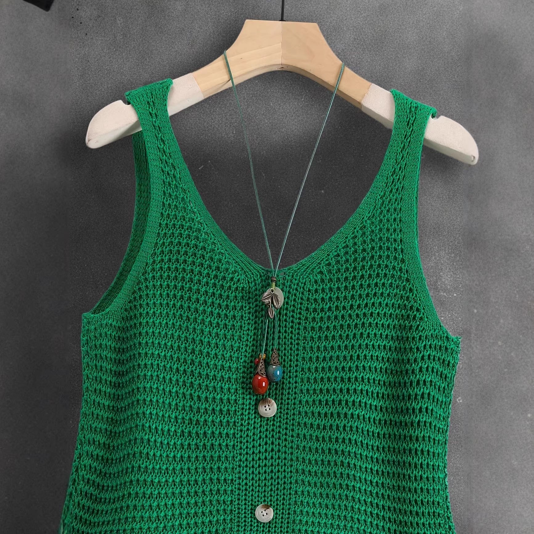 V-neck Womens Elegant Sleeveless Vest