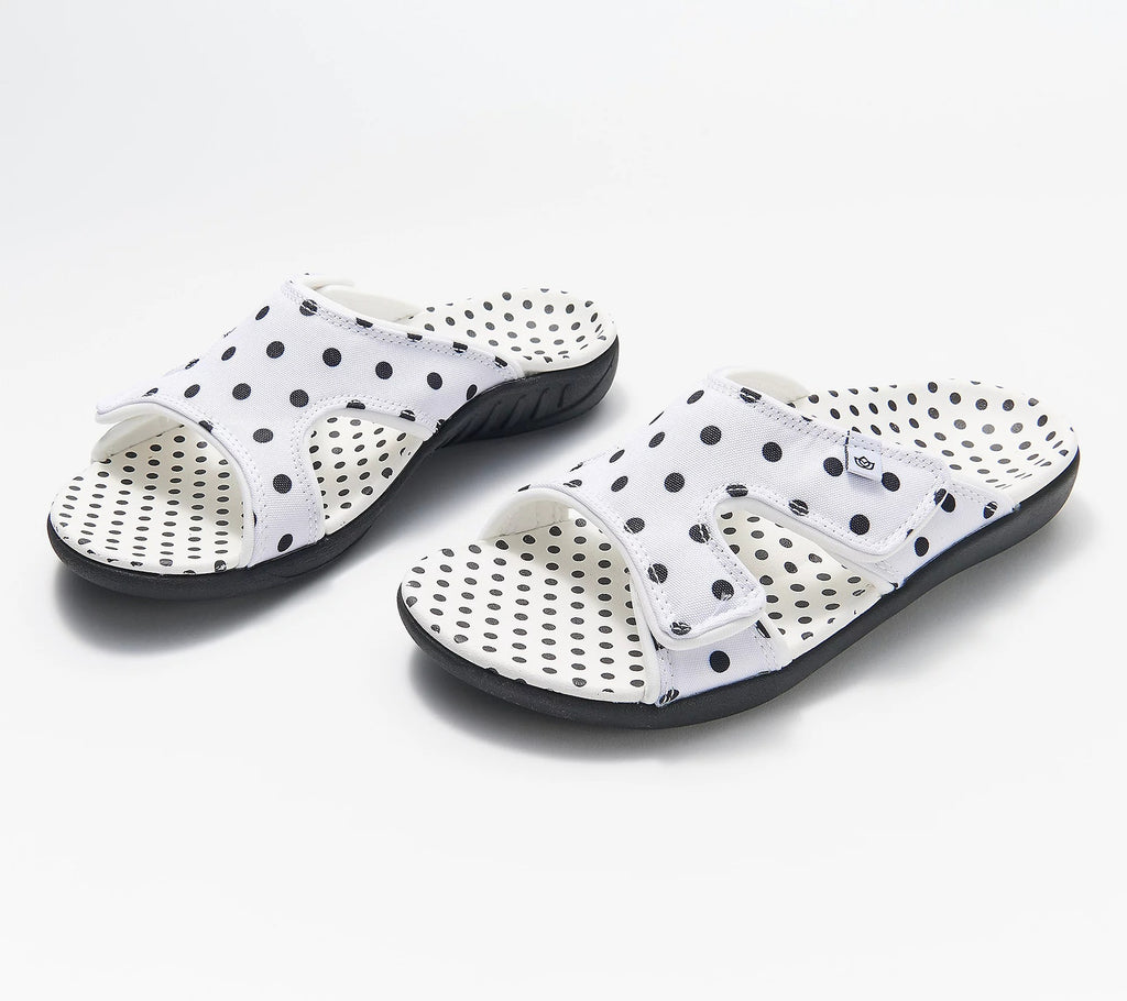 Ladies Flat Arch Velcro Outer Casual Beach Shoes