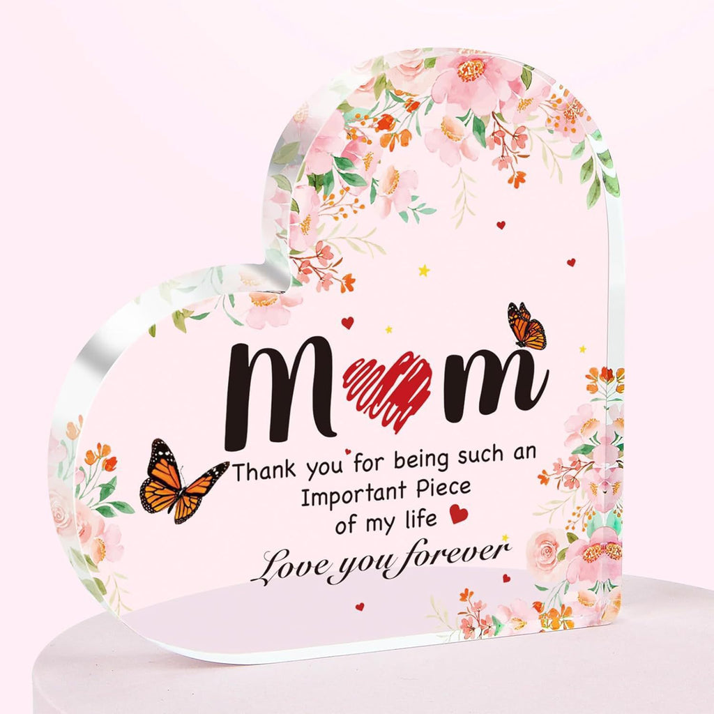 Acrylic Ornament Heart-shaped Crafts Valentine's Day Mother's Day Halloween Gift For Friends And Relatives Commemorative Gift