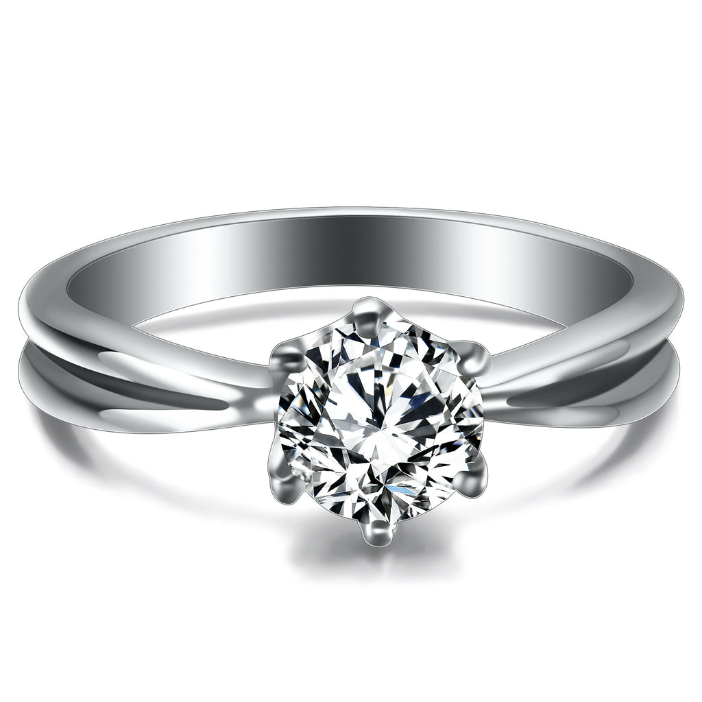 New Personality Fashion Diamond Fashion Wedding Ring