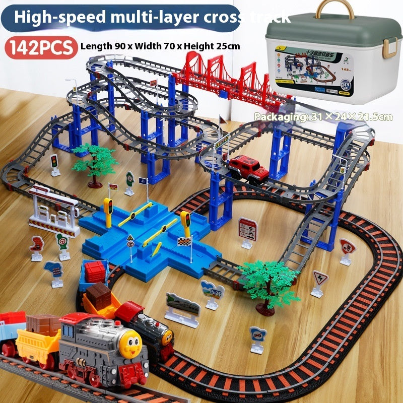DIY Electric Rail Car Toy Model