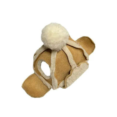 Fleece-lined Thermal And Windproof Lamb Fur Pet Hat