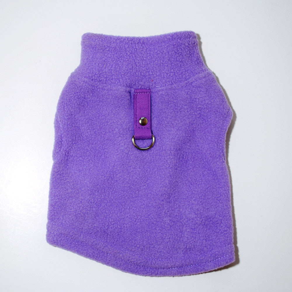 Dog Fall Winter Polar Fleece Traction Buckle Strong