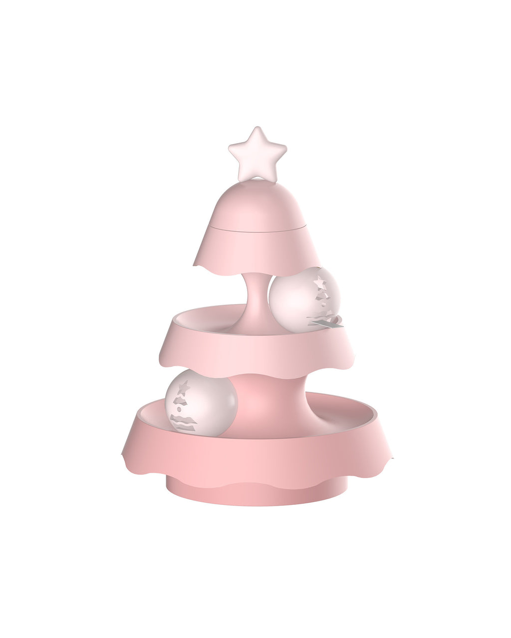 New Christmas Tree Mini Three-layer Track
