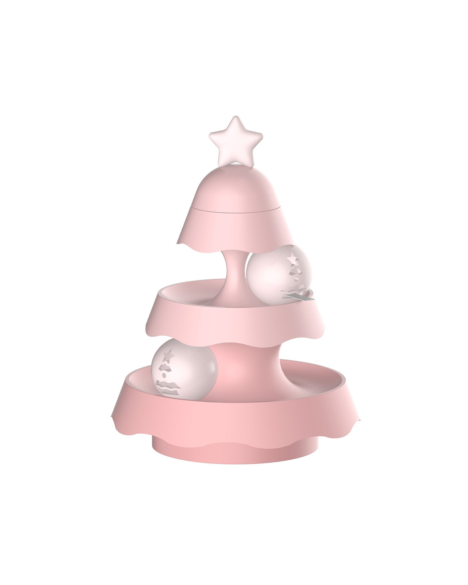 New Christmas Tree Mini Three-layer Track