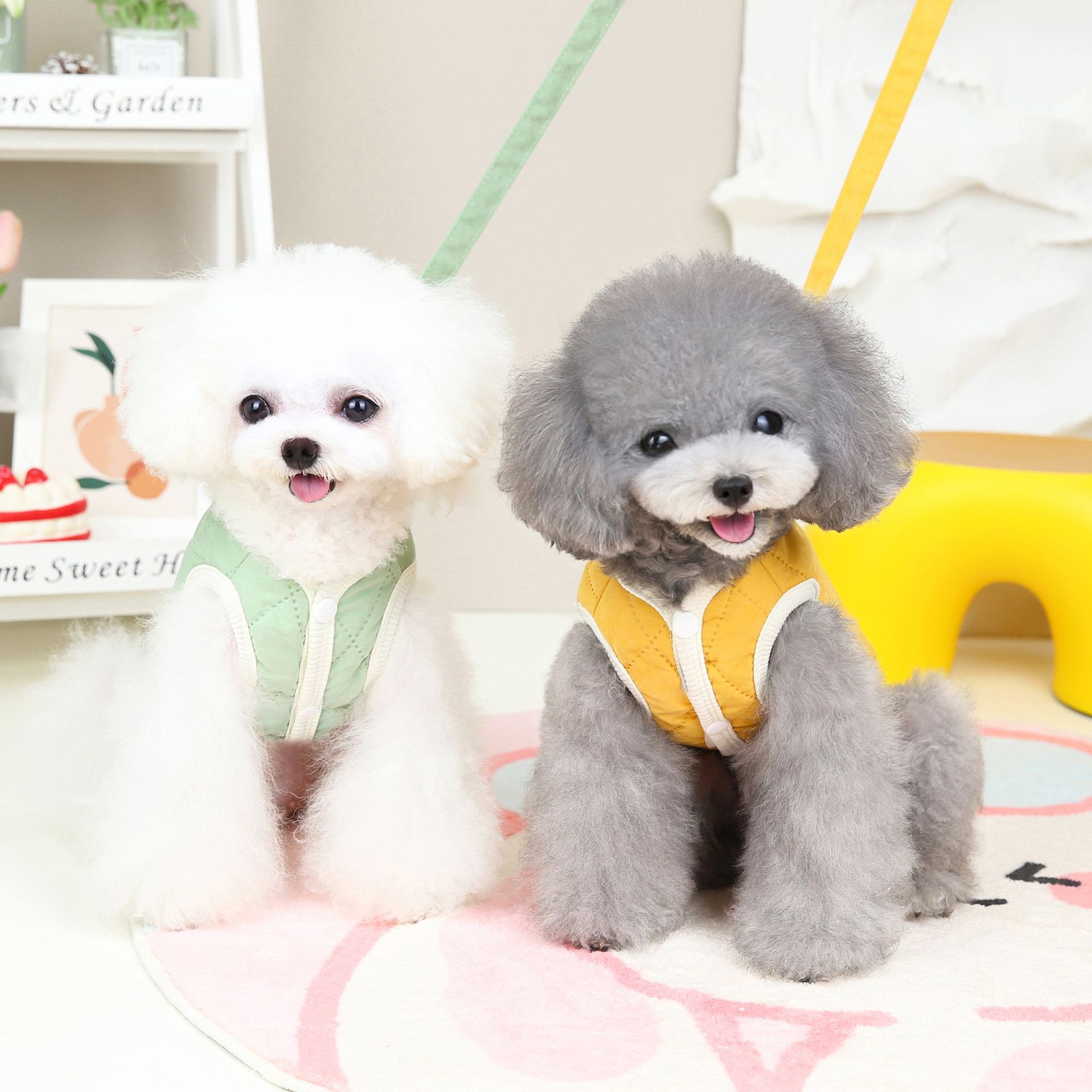 Pet Clothes Cotton Vest Diamond