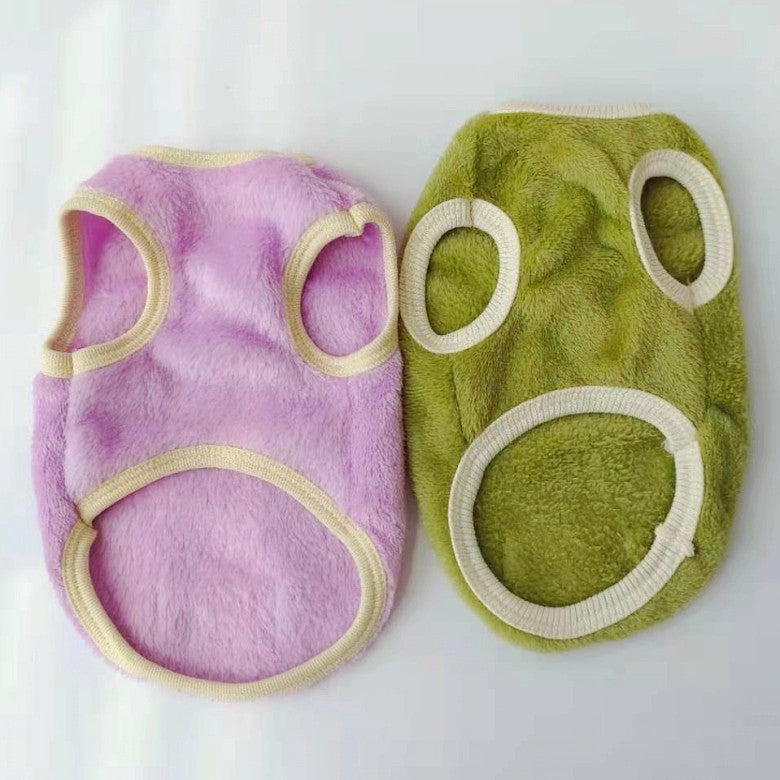 Simple Labeling Double-sided Flannel Clothes