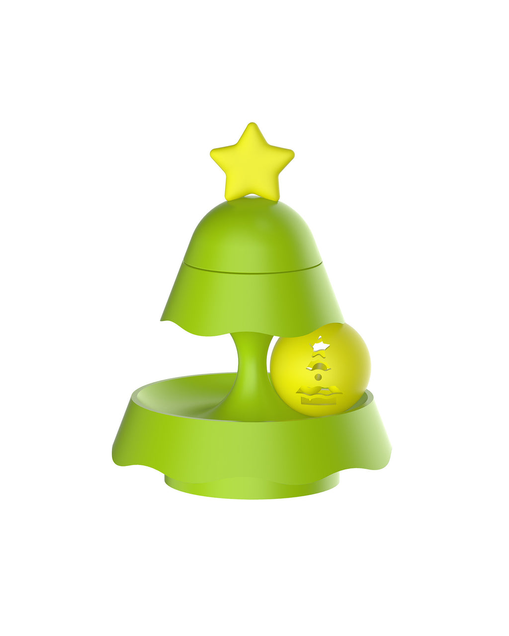 New Christmas Tree Mini Three-layer Track