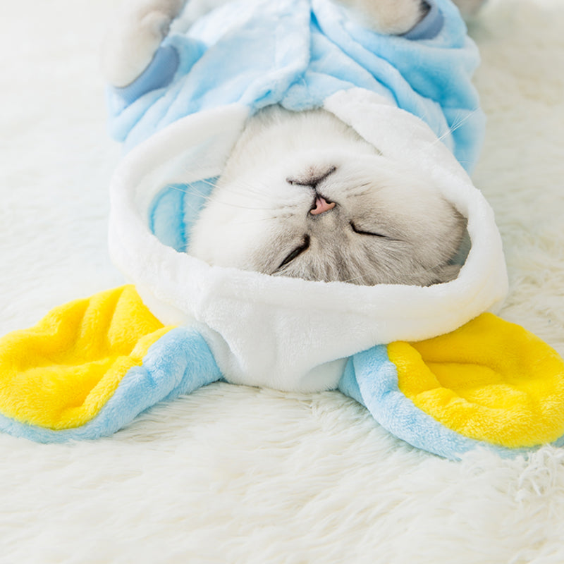 Net red cat disguise small milk cat hairless cat kitten four legged clothes cute cat pet English short autumn winter clothes