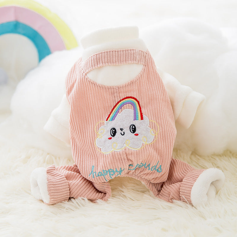 Net red cat disguise small milk cat hairless cat kitten four legged clothes cute cat pet English short autumn winter clothes