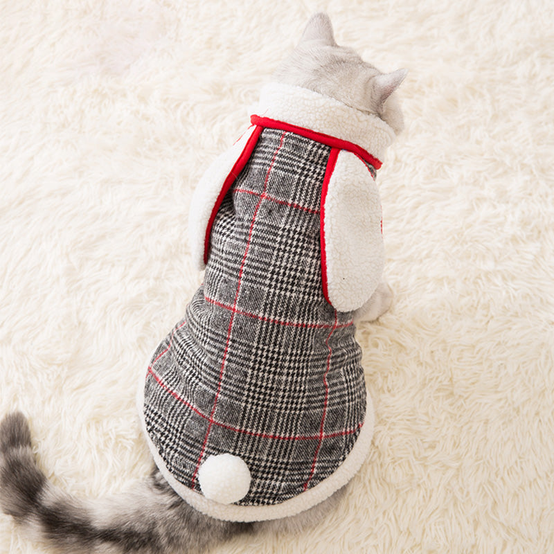 Net red cat disguise small milk cat hairless cat kitten four legged clothes cute cat pet English short autumn winter clothes