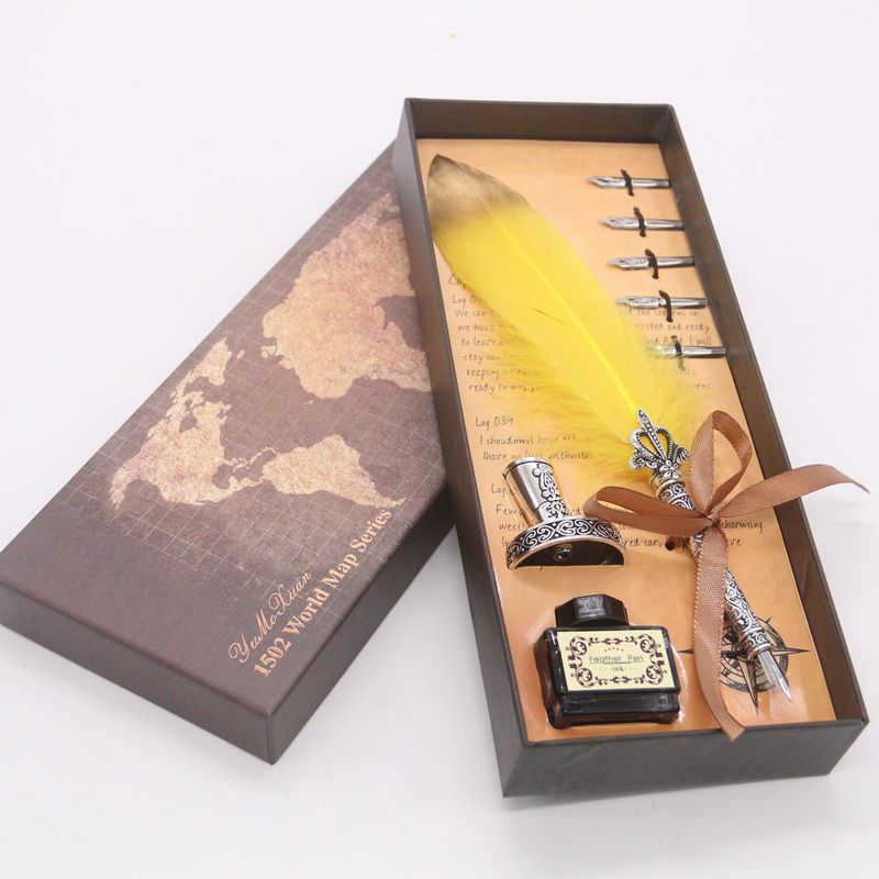 European Style Retro Fountain Pen Set Teacher's Day Gift Pen
