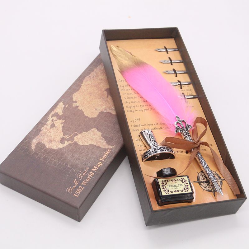 European Style Retro Fountain Pen Set Teacher's Day Gift Pen