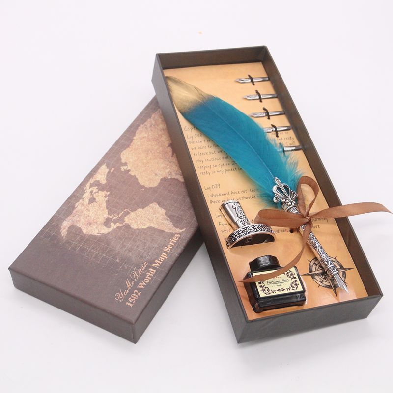 European Style Retro Fountain Pen Set Teacher's Day Gift Pen