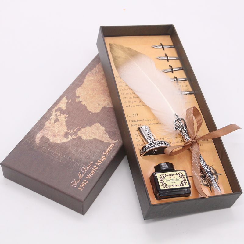 European Style Retro Fountain Pen Set Teacher's Day Gift Pen
