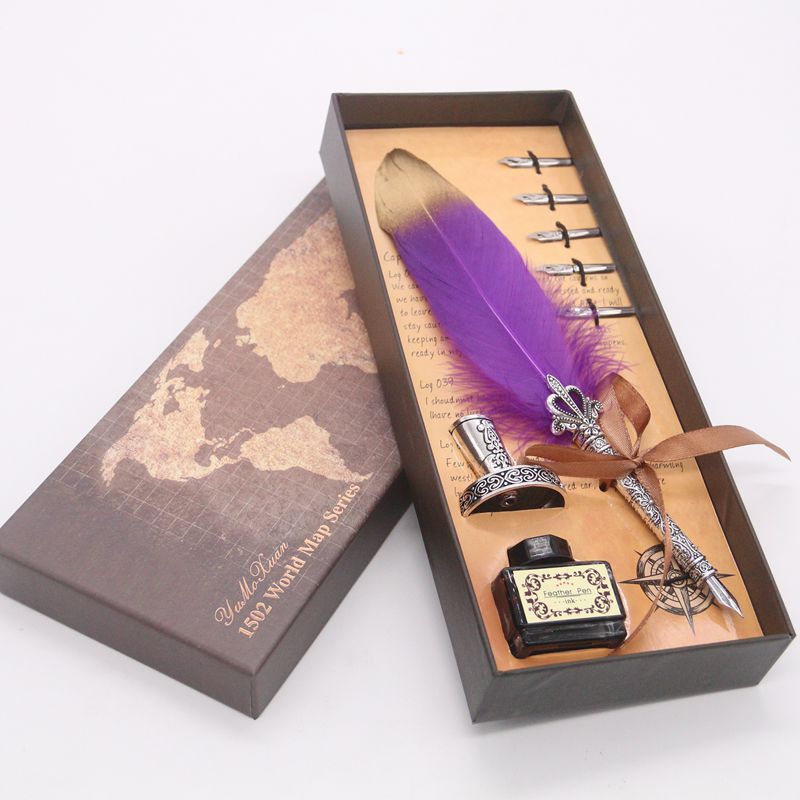 European Style Retro Fountain Pen Set Teacher's Day Gift Pen