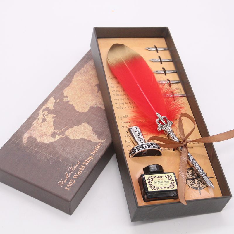 European Style Retro Fountain Pen Set Teacher's Day Gift Pen