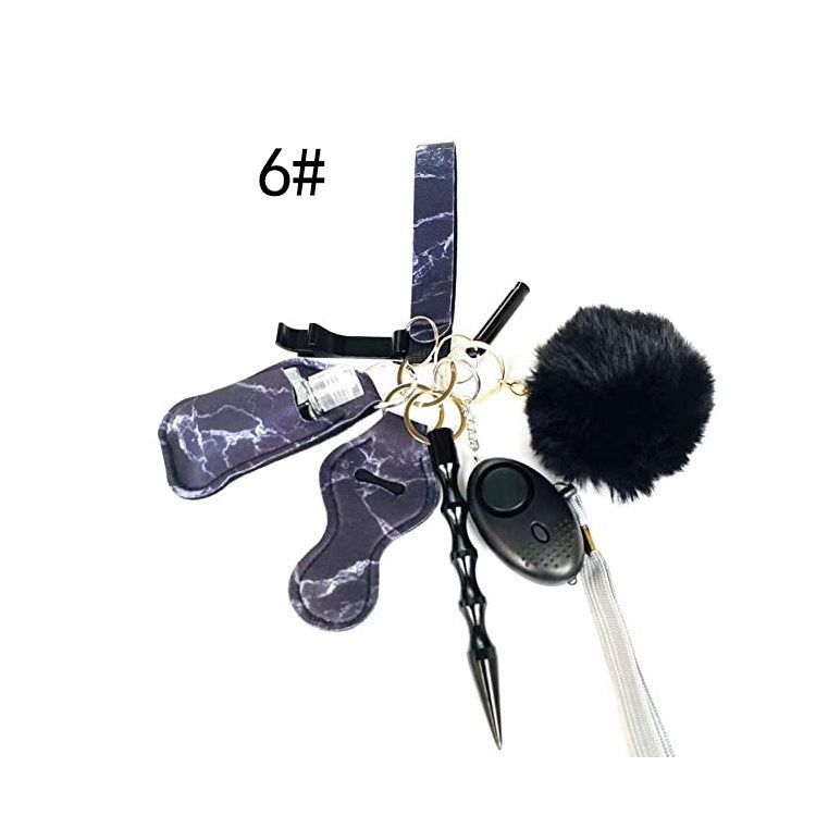 Cross-Mirror Wrist Keychain 9-Piece