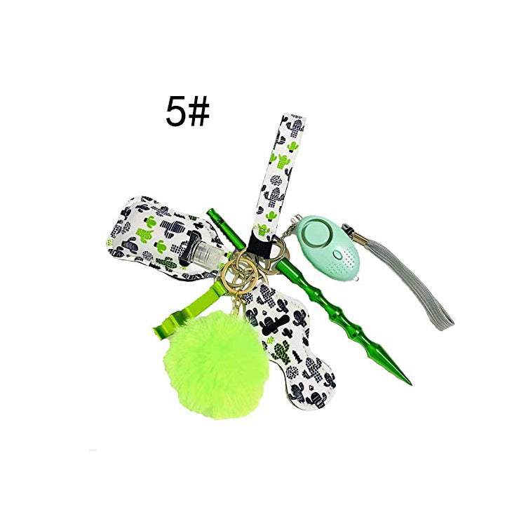 Cross-Mirror Wrist Keychain 9-Piece
