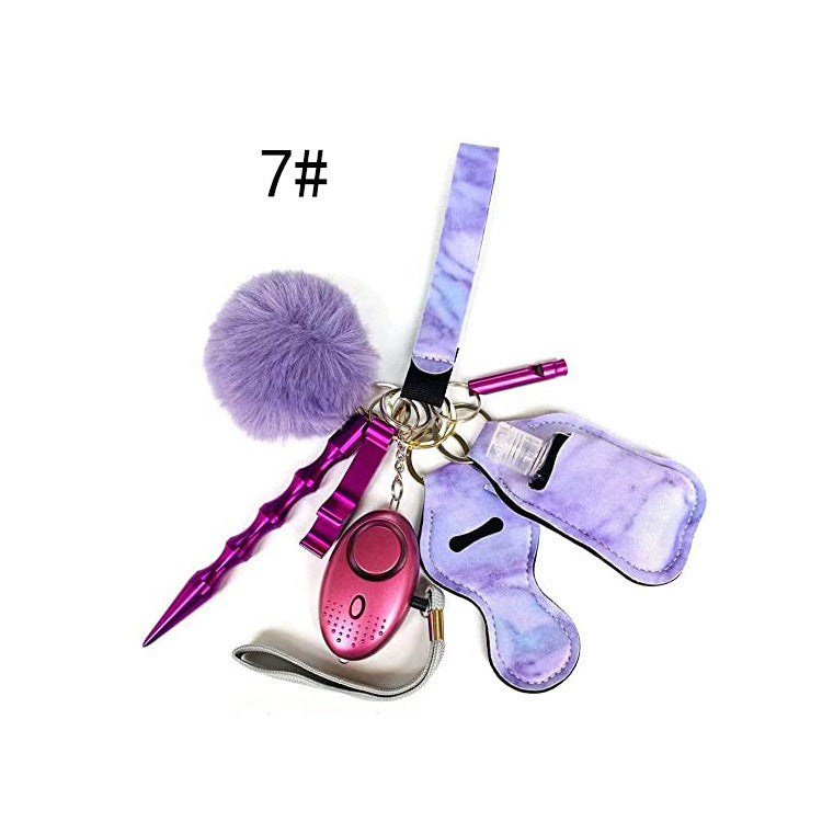 Cross-Mirror Wrist Keychain 9-Piece