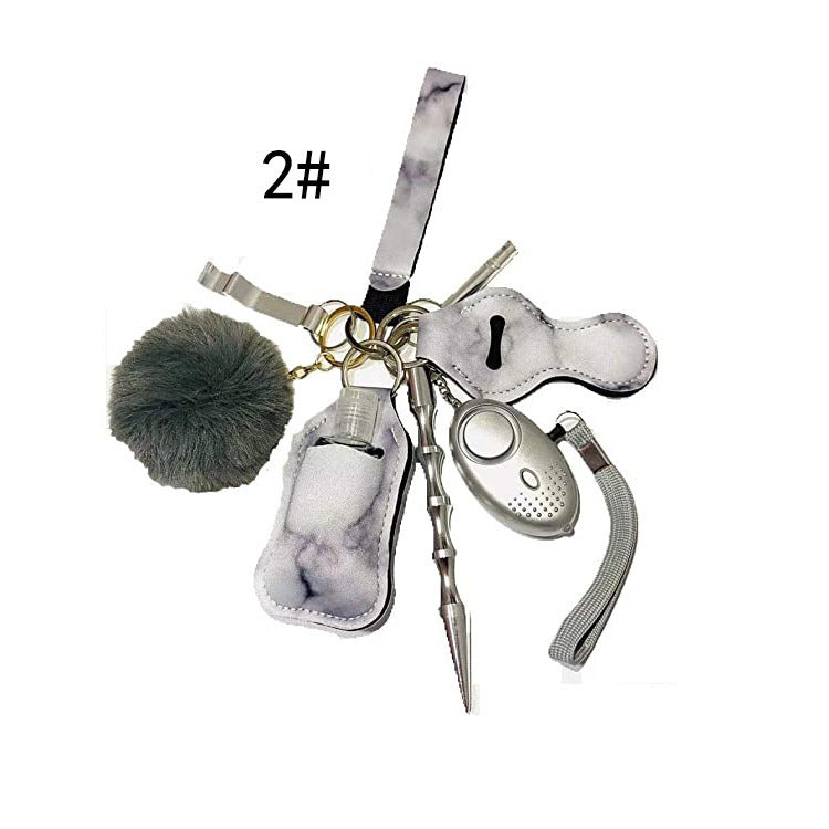 Cross-Mirror Wrist Keychain 9-Piece