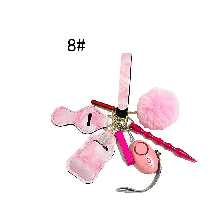 Cross-Mirror Wrist Keychain 9-Piece