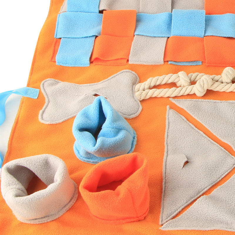 Dog Bite Resistance And Stress Relief Slow Food Training Game Blanket