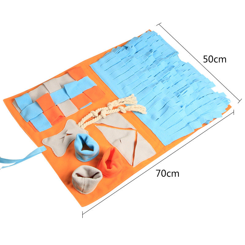 Dog Bite Resistance And Stress Relief Slow Food Training Game Blanket