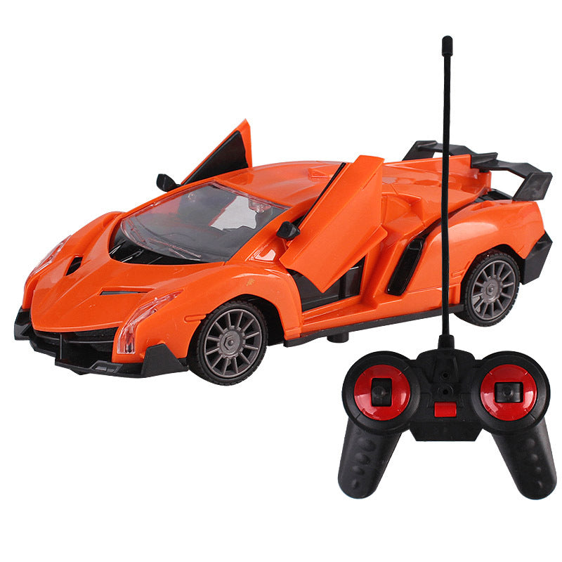 Four Way Double Door Remote Control Car Model Electric Toy Car